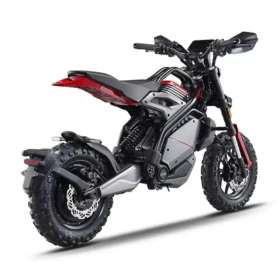 Электромотоцикл Velocifero (Велоциферо) JUMP Scrambler 3000W жёлтый | Мототека