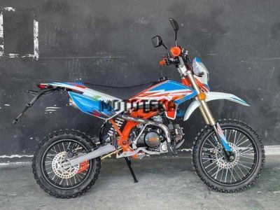 Питбайк Мотомир X - MOTOS RX 125 17/14 голубой/красный