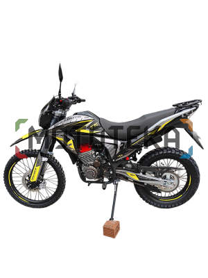 Мотоцикл кроссовый / эндуро Regulmoto (Регулмото) TE 4 valve oil чёрный/жёлтый с ПТС