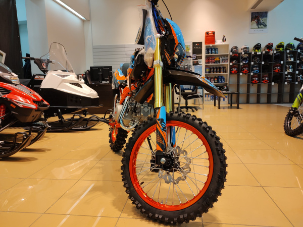 Питбайк KAYO (Кайо) EVOLUTION K125EM 17/14 KRZ (механ. сцепл., эл. стартер 2024 г.) | Мототека