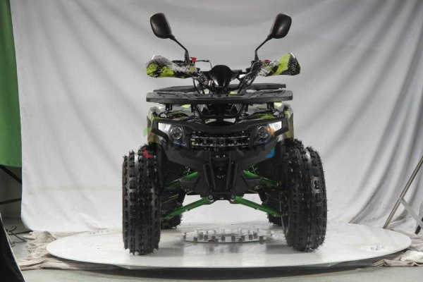 Квадроцикл детский Мотомир ATV BRAVO 125 аниме-зелёный (машинокомплект) | Мототека