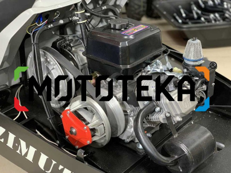 Мини - снегоход Бурлак Azimut (Азимут), Lifan 20 л.с., серый (машинокомплект) - купить с доставкой, по выгодной цене в интернет-магазине Мототека