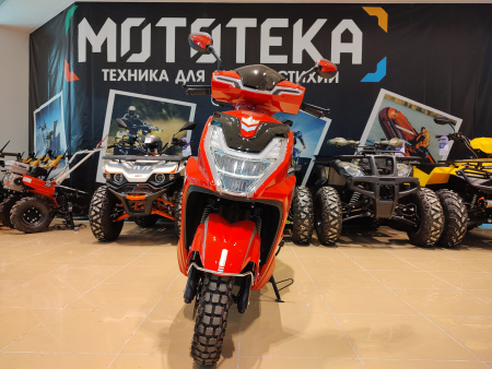 Скутер Мотомир SCIROCCO 49.9 (110) красный - купить с доставкой, по выгодной цене в интернет-магазине Мототека